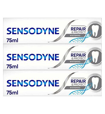Sensodyne Sensitive Repair & Protect Whitening Toothpaste Bundle
