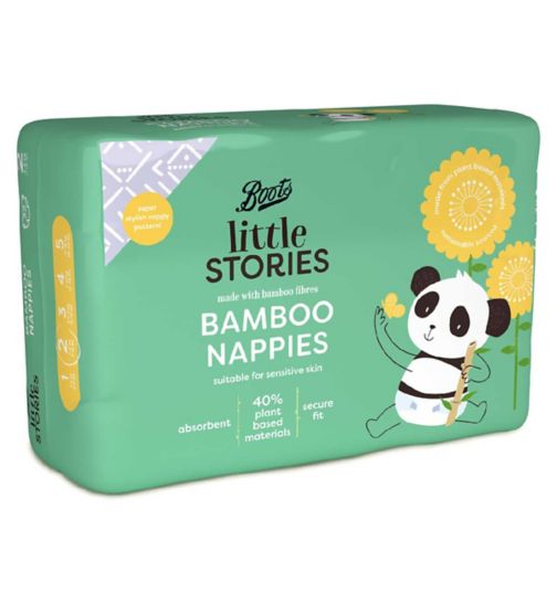 Boots Little Stories Bamboo Nappy Size 2 32 pack