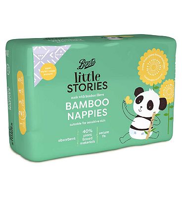 Boots Little Stories Bamboo Nappy Size 2 32 pack