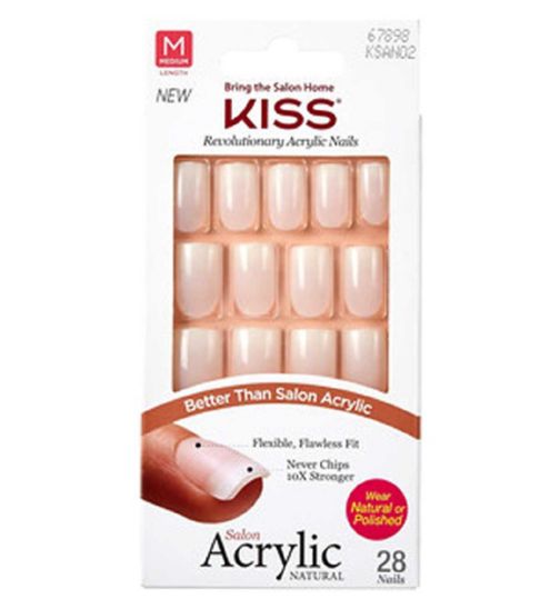 Kiss acrylic nails 28s KSAN02GT
