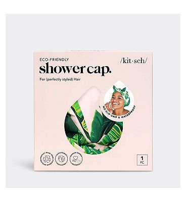 KitschLuxe Shower Cap - Palm Leaves