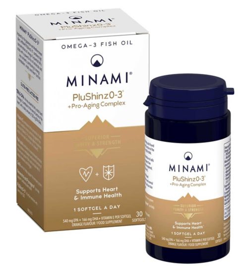 Minami PluShinzO-3 Omega 3 Fish Oil 30 Softgels