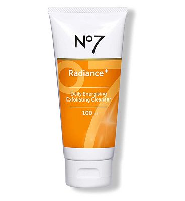 No7 Radiance+ Daily Energising Exfoliating Cleanser 100ml