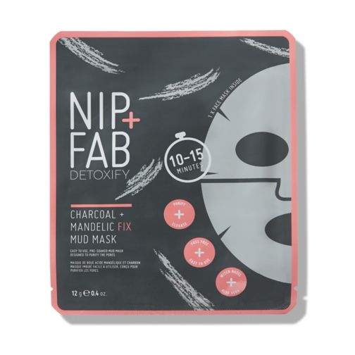 NIP+FAB Charcoal + Mandelic acid fix mud sheet mask