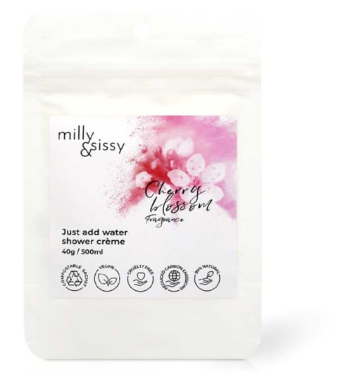 Milly&sissy zero waste Shower Creme cherry blossom 40g