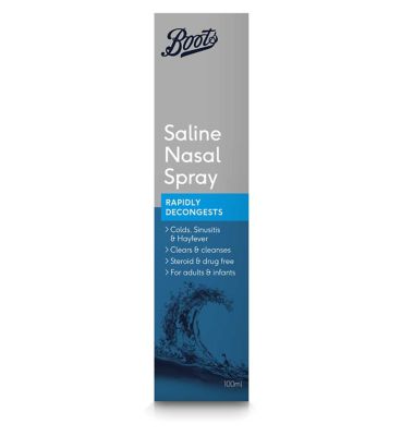 salt water nasal spray boots