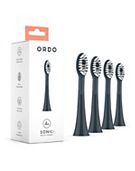 Ordo Sonic + Brush Heads - Charcoal Grey - 4 Pack