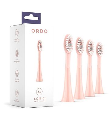 Ordo Sonic + Brush Heads - Rose Gold - 4 Pack