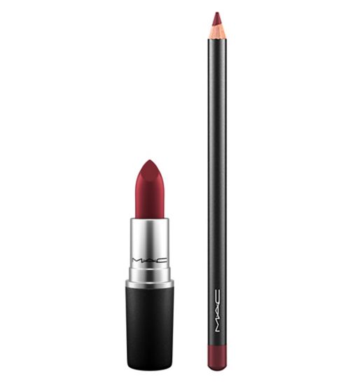 MAC Lip Duo Diva + Burgundy;MAC Lip Pencil;MAC Lip Pencil;MAC Matte Lipstick;MAC Matte Lipstick