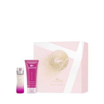 lacoste a touch of pink gift set
