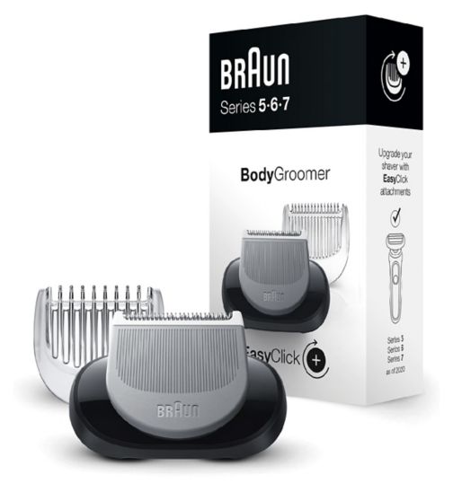 Braun EasyClick Body Groomer Attachment for Series 5, 6 and 7 Electric Shaver (New Generation)