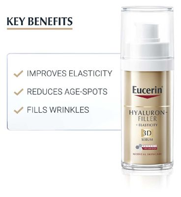 Eucerin Hyaluron Filler + Elasticity Anti-Ageing 3D Face Serum with Hyaluronic Acid 30ml (8)