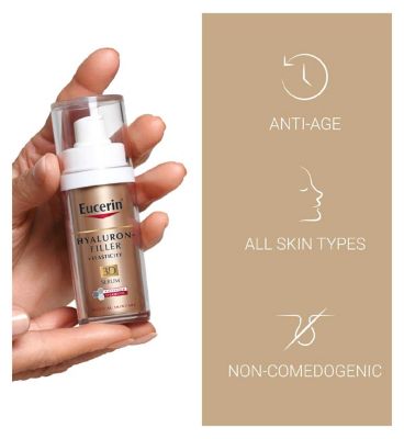 Eucerin Hyaluron Filler + Elasticity Anti-Ageing 3D Face Serum with Hyaluronic Acid 30ml (10)
