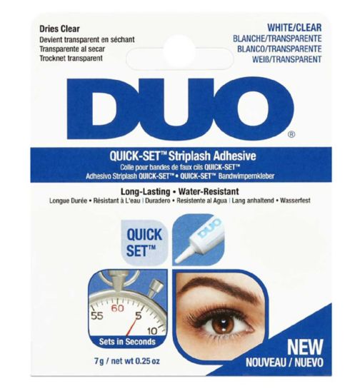 DUO Quick-Set Striplash Adhesive Clear 7g