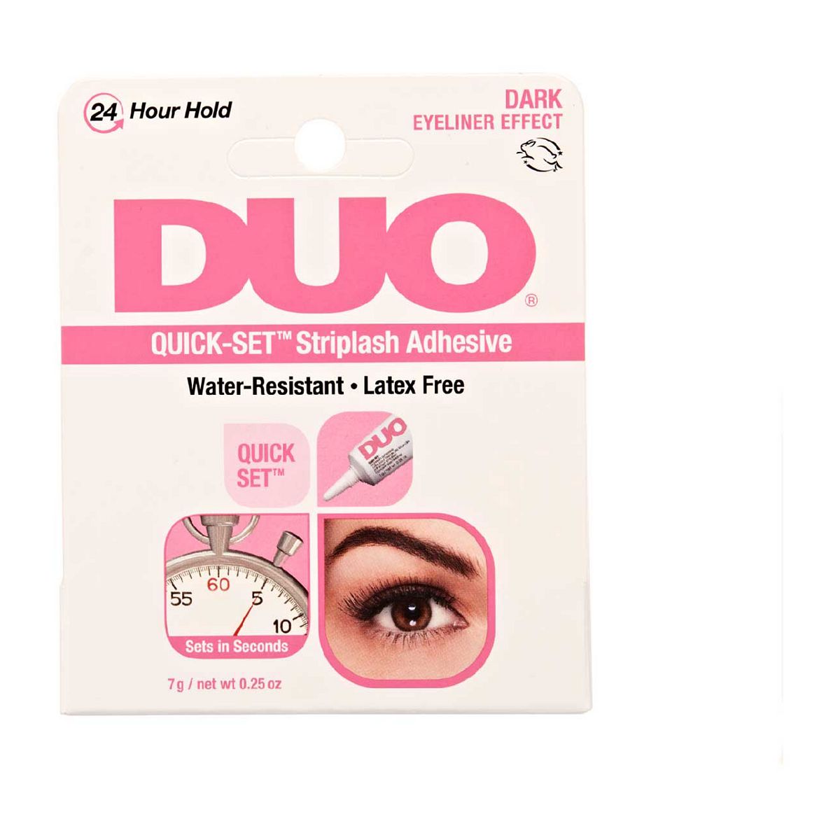 Duo Quick-Set Striplash Adhesive Dark 7G