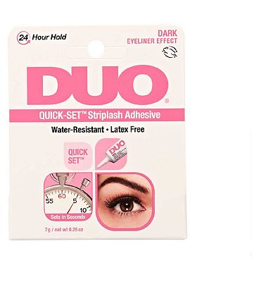 DUO Quick-Set Striplash Adhesive Dark 7g