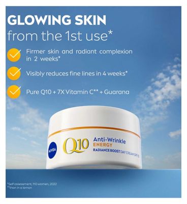 NIVEA Q10 Energy Healthy Glow Face Day Cream with Vitamin C 50ml (5)