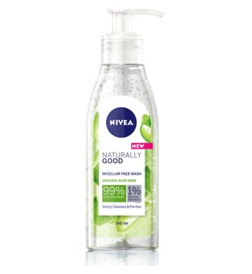 NIVEA Naturally Good Face Wash 140ml