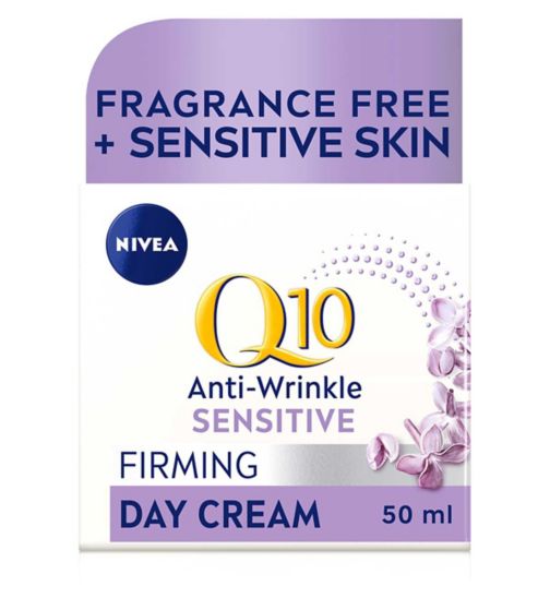 NIVEA Q10 Power Anti-Wrinkle Sensitive Face Cream Moisturiser 50ml