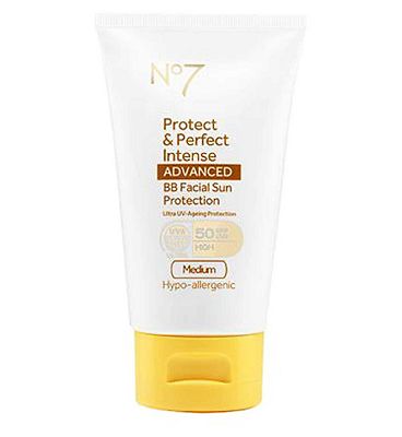 No7 Protect & Perfect Intense ADVANCED BB Facial Sun Protection SPF50 Medium 50ml