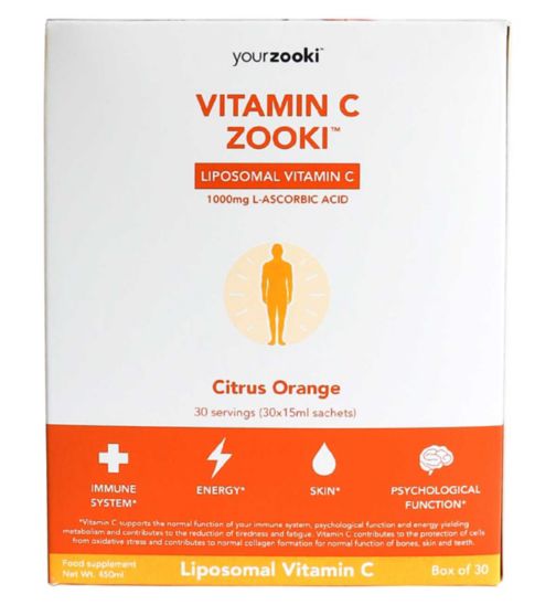 YourZooki Vitamin C Zooki 30 x 15ml Sachets