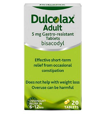 Dulcolax Adult 5 Mg Gastro Resistant Tablets 20 Tablets