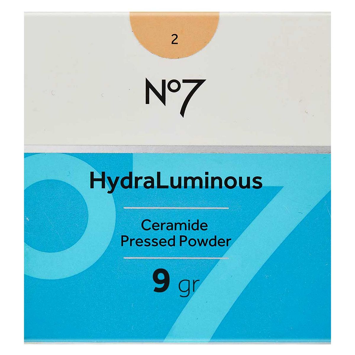 No7 Hydraluminous Ceramide Pressed Powder Hl2, 9g