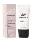 Boots Ingredients Retinol Night Moisturiser 30ml