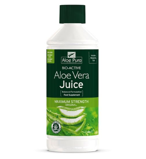 Aloe Pura Bio-Active Maximum Strength Original Aloe Vera Juice 1 Litre