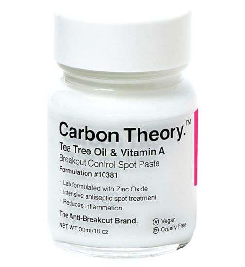 Carbon Theory Tea Tree Oil & Vitamin A Breakout Control Spot Paste
