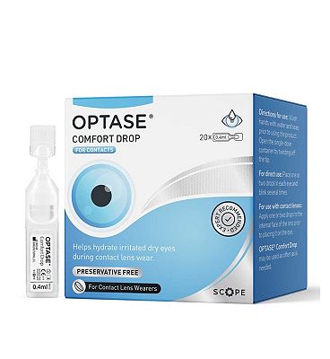 Click to view product details and reviews for Optase Comfort Drop Help Hydrate Irritated And Dry Eyes During Contact Lens Wear Preservative Free 20 X 04ml Drops.