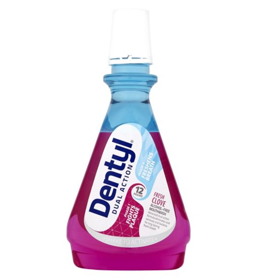 Dentyl Dual Action Fresh Clove Mouthwash 500ml