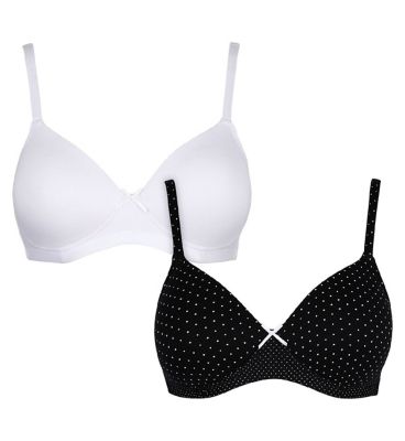 Mothercare 2 Pack Maternity Cotton bras Wire free Various sizes available 
