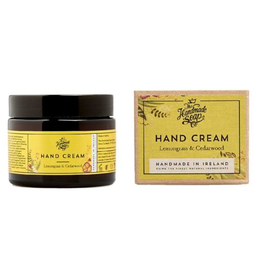 The Handmade Soap Company Lemongrass & Cedarwood - Hand Cream 50ml