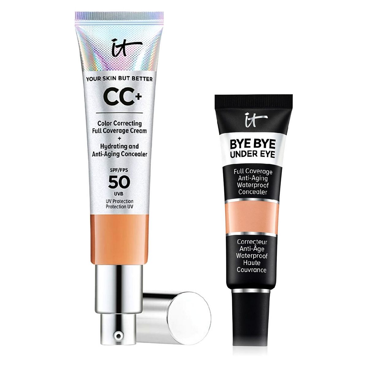 IT Cosmetics Your Skin But Better Cc+ Cream - Tan & Bye Under Eye Concealer