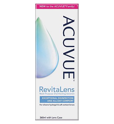 Click to view product details and reviews for Acuvue Revitalens Multi Purpose Disinfecting Solution 360ml.