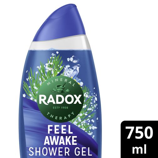 Radox Shower Radox Mineral Therapy 2-in-1  Shower Gel & Shampoo Feel Awake 750mlFeel Awake - 750ml