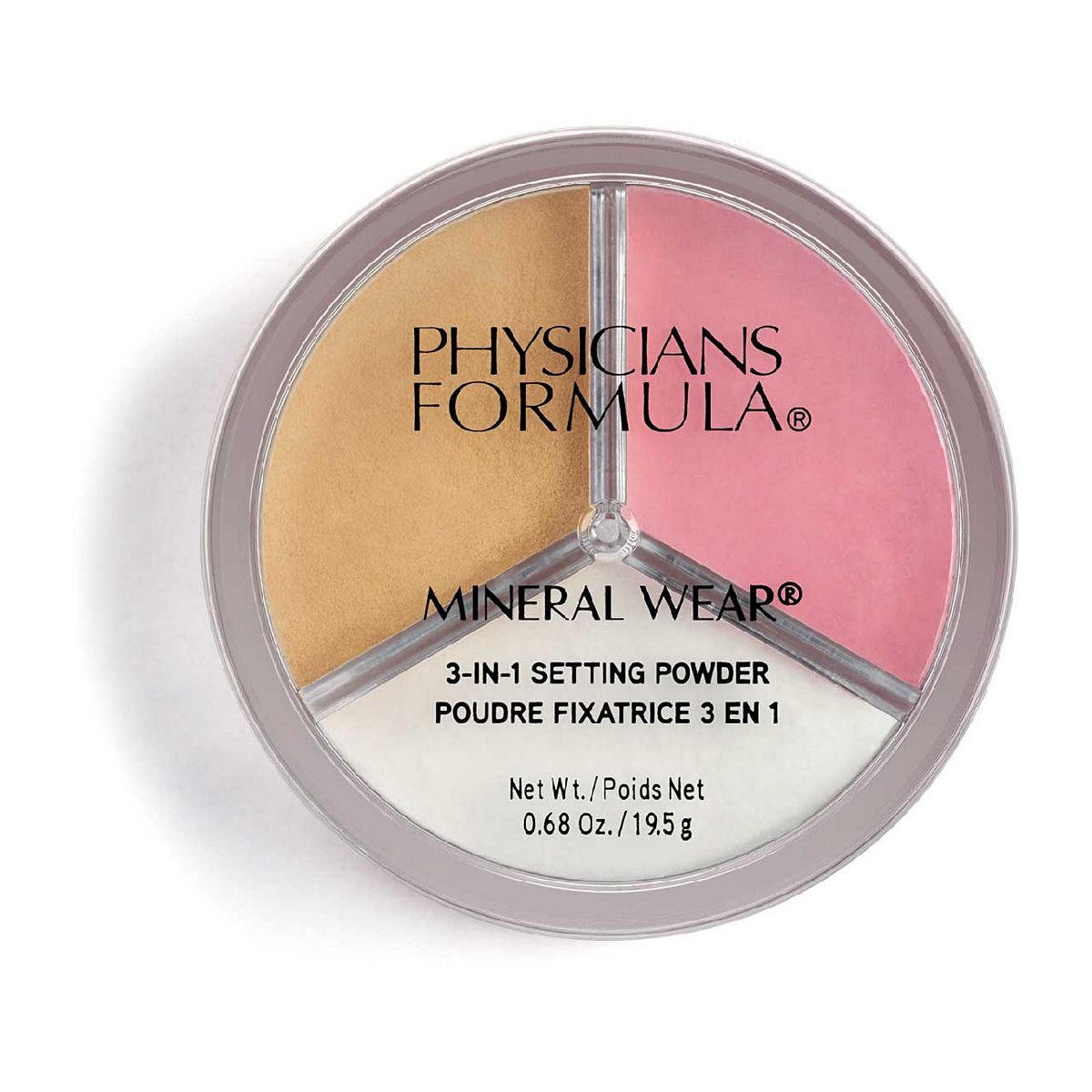 Physicians Formula Mineral Wear 3-In-1 Setting Powder Set/bright/bake 19.5g