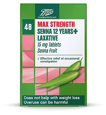 Click to view product details and reviews for Boots Max Strength Senna 12 Years Laxative 15mg Tablets 48 Tablets.