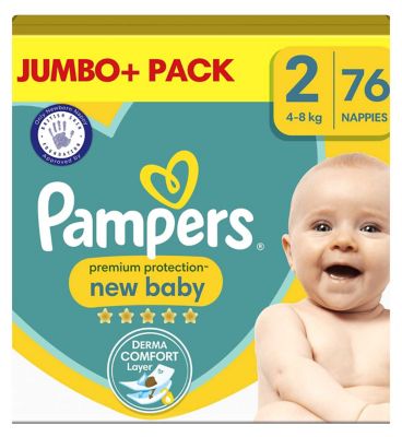 pampers new baby size 1 jumbo pack 72 nappies