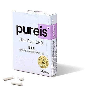 Pureis Ultra Pure CBD 10mg Capsules - 7 Capsules