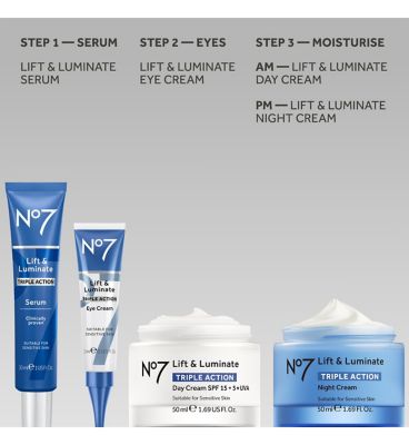 No7 Lift & Luminate Triple Action Serum 30ml (7)