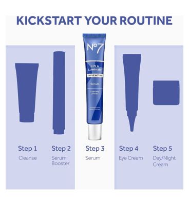 No7 Lift & Luminate TRIPLE ACTION Serum 50ml (7)