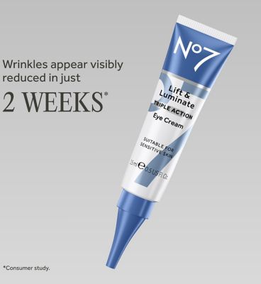 No7 Lift & Luminate Triple Action Eye Cream 15ml (4)