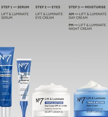 No7 Lift & Luminate Triple Action Eye Cream 15ml (7)