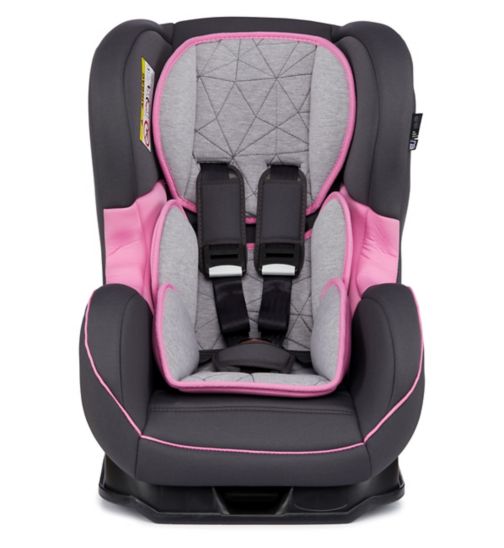 Mothercare Madrid Combination Car Seat - Grey/Pink