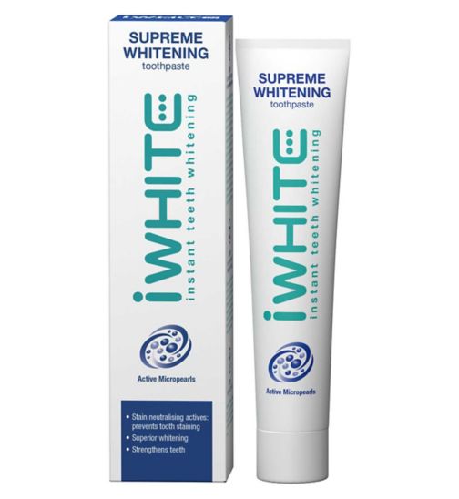 iWhite supreme whitening toothpaste 75ml
