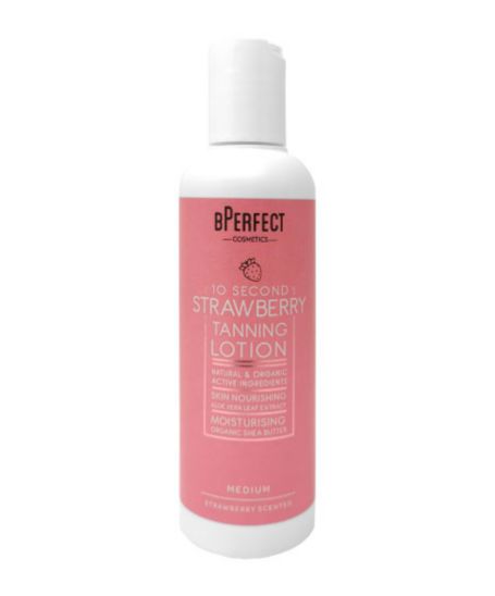 BPerfect Cosmetics 10 Second Tan Strawberry Tanning  Lotion 200ml Medium