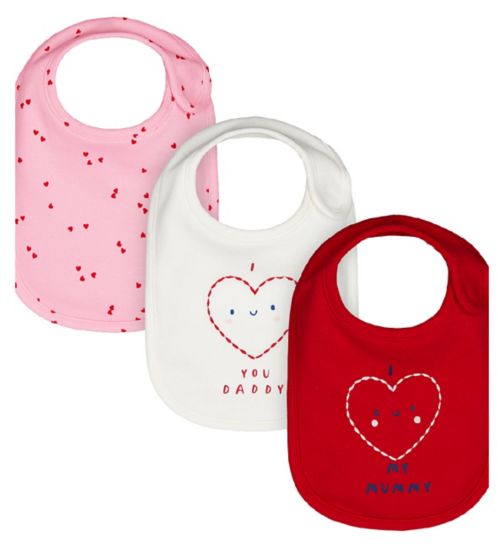 Mothercare Cherry Bibs - 3 Pack