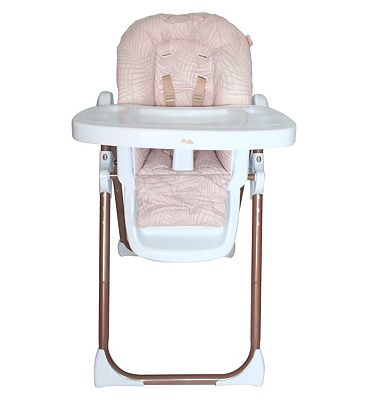 My Babiie Samantha Faiers Premium Highchair - Rose Gold Blush Tropical